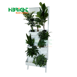Estante de exhibición de plantas comerciales para tienda