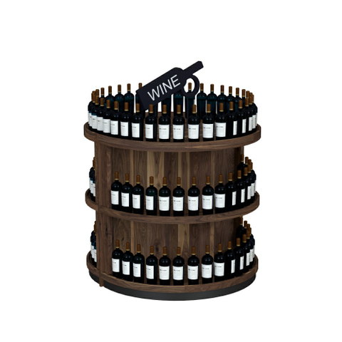 Soporte de vino de exhibición personalizado