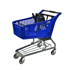 Carro de compras de plástico 130L