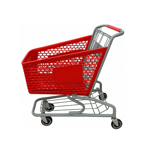 2026 Carrito de compras de plástico de nuevo diseño