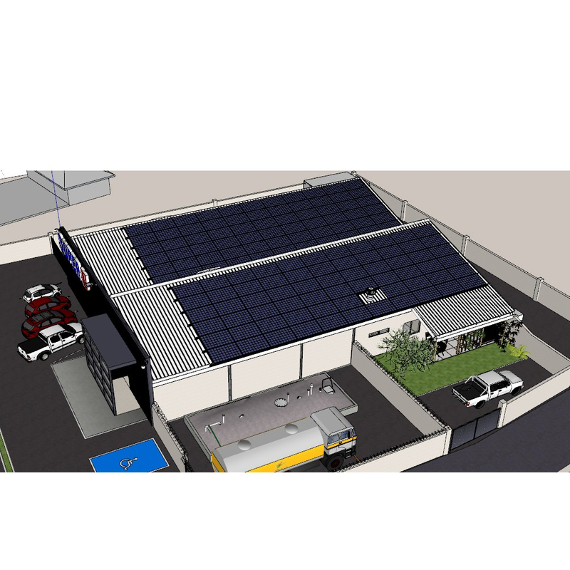 Supermercado de estructura de acero