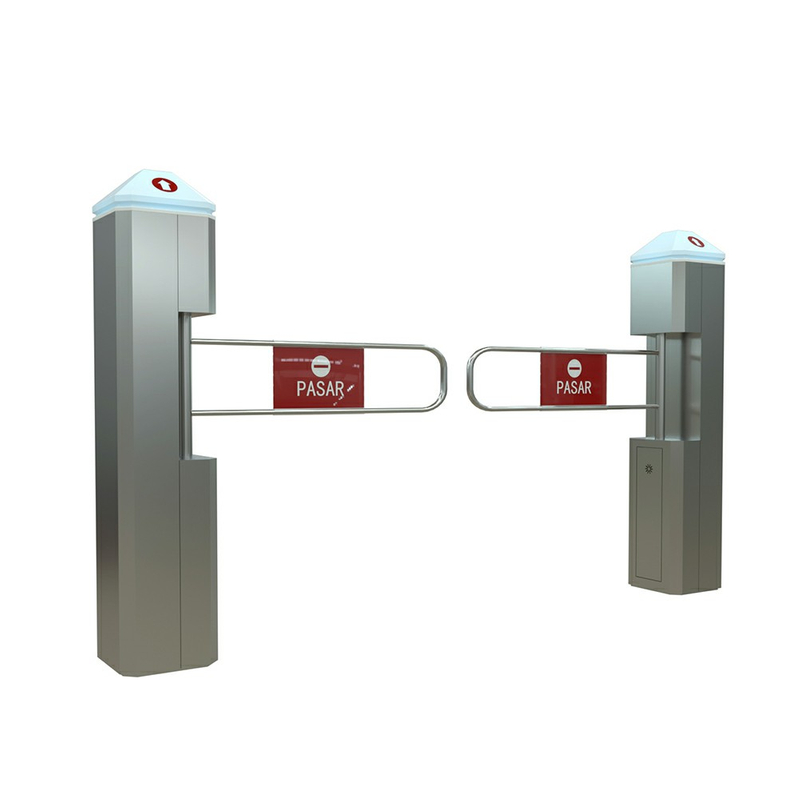 Puerta de acceso peatonal abatible automática para supermercado