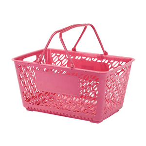 Cesta de compras de plástico de 18 litros para tienda de conveniencia