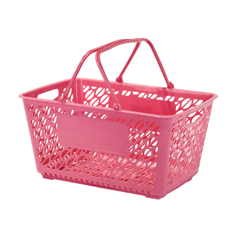 Cesta de compras de plástico de 18 litros para tienda de conveniencia