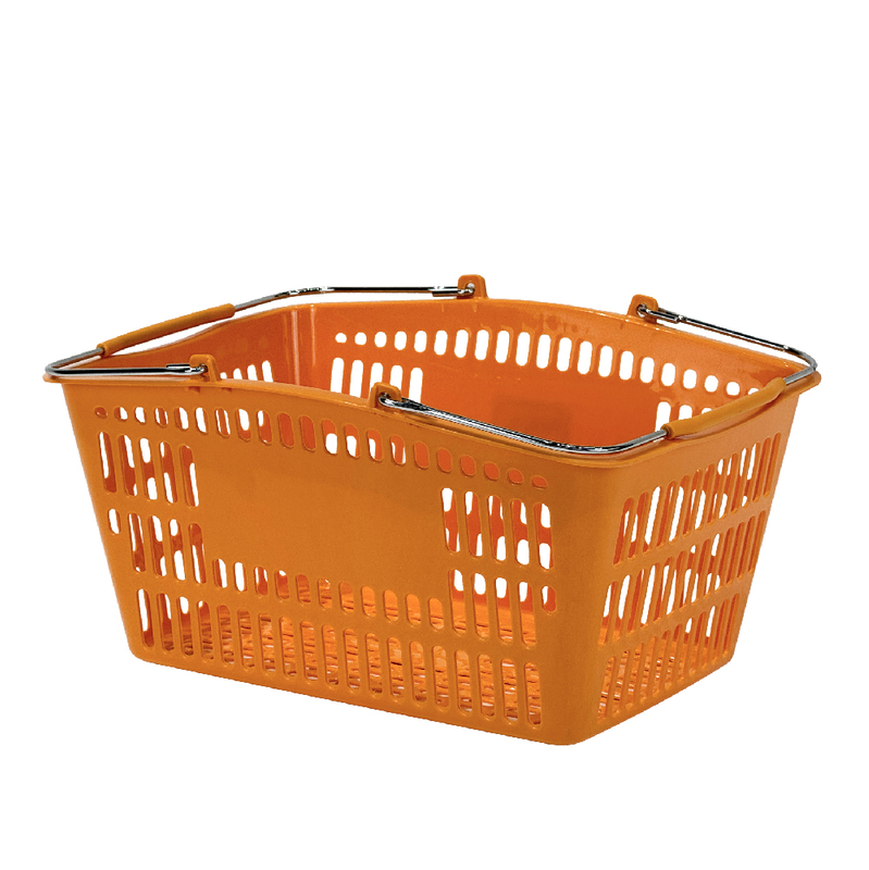Cesta de compras de plástico de 14 litros para comestibles