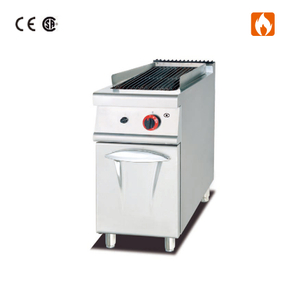 Parrilla de roca de lava a gas de 400x900x940 mm con gabinete