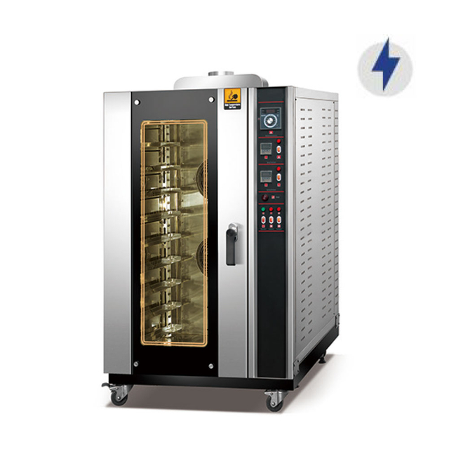 Horno de convección eléctrico comercial trifásico de 380V y 10 bandejas