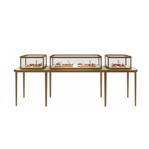 Vitrina de joyería comercial