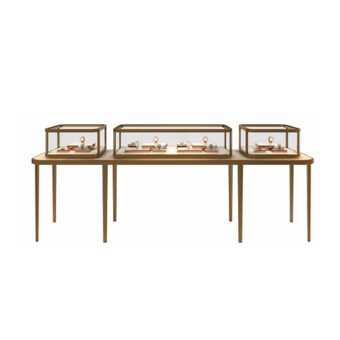 Vitrina de joyería comercial