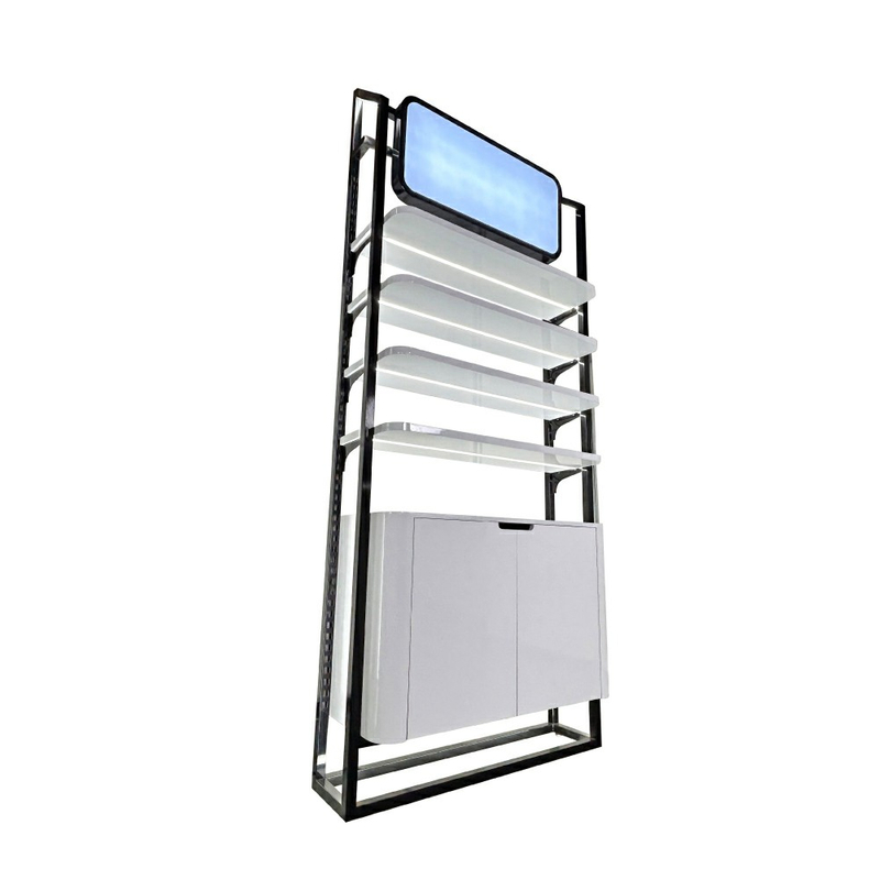 Estantería de pared cosmética para tienda de productos de belleza